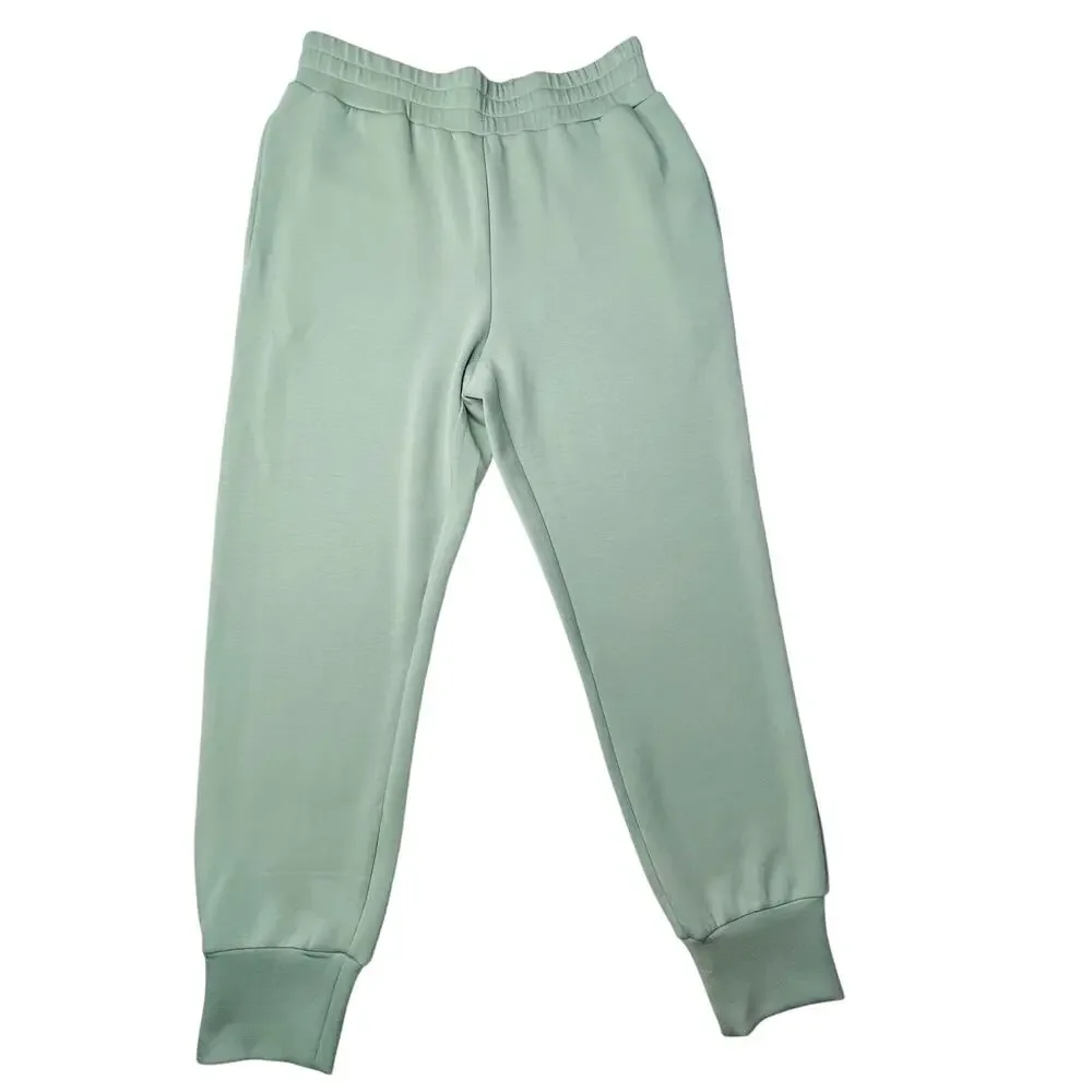 Varley The Slim Cuff Pant 27.5” size M Joggers New Sage green Doublesoft - Picture 2 of 8